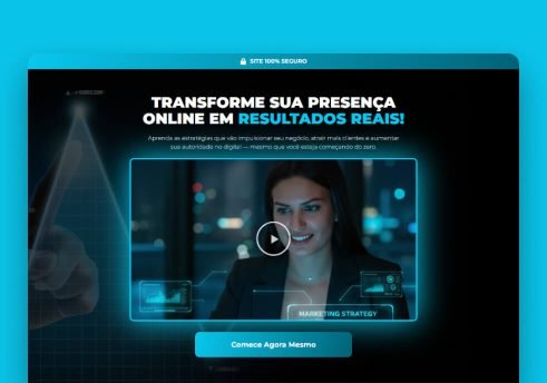 Mockup lpac mockup de landing page de alta conversão